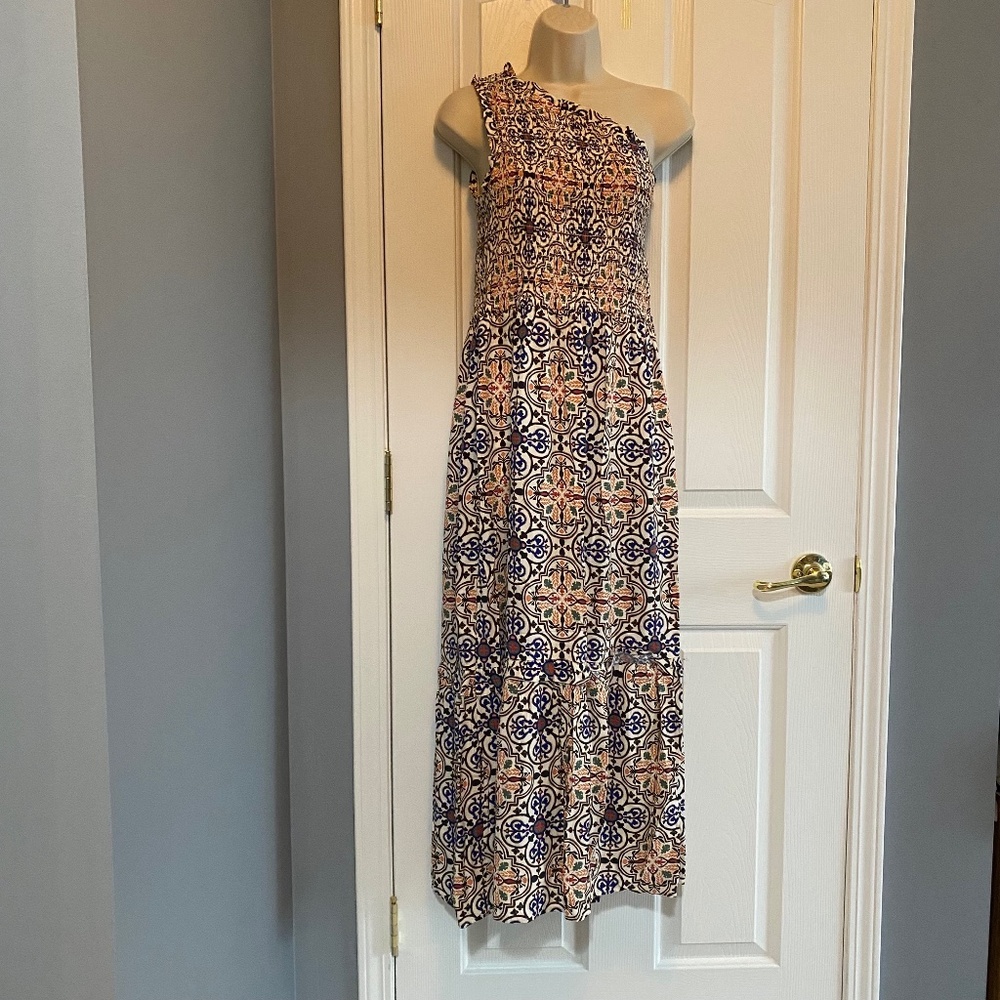 BUY 2 ITEMS & GET 1 FREE - Knox Rose One Shoulder Maxi Sundress Sz L